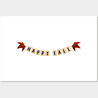 Happy Fall Posters and Art